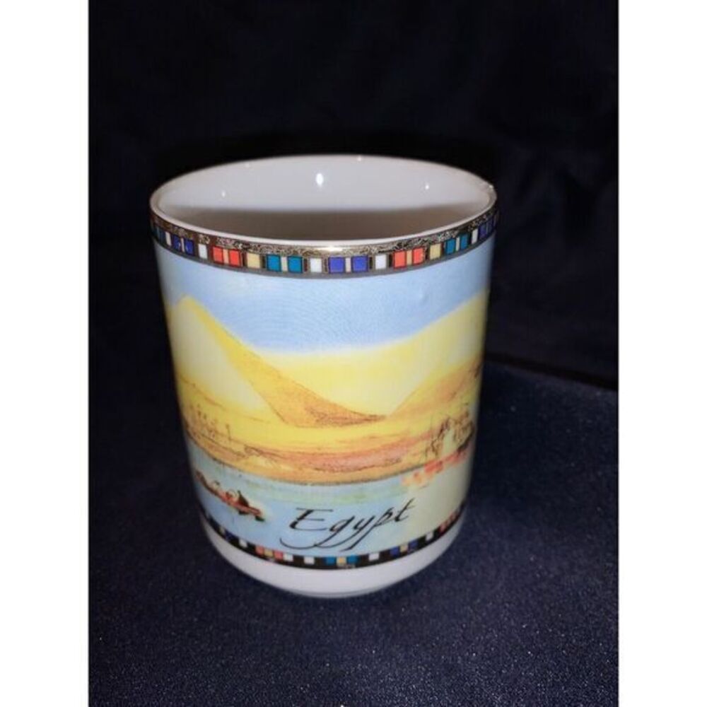 Fathi‎ Mahmoud Mug Egypt Mug Gold Trim